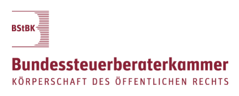 Logo  Bundessteuerberaterkammer Körperschaft des öffentlichen Rechts